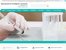 Tablet Screenshot of fundacionteknon.com